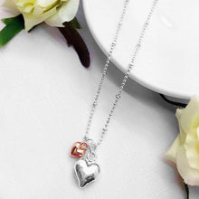 Load image into Gallery viewer, Life Charms Puffed Hearts Mix Necklace