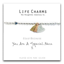 Load image into Gallery viewer, Life Charms *Special Niece Textured Heart