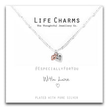 Load image into Gallery viewer, Life Charms Puffed Hearts Mix Necklace