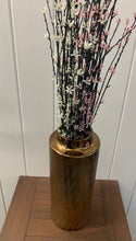Load image into Gallery viewer, Gold etched vase
