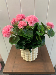 White Bubble Planter
