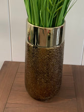 Load image into Gallery viewer, Rough bronzed vase
