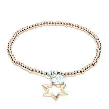Load image into Gallery viewer, Life Charms EFY Rose Gold Star Bracelet
