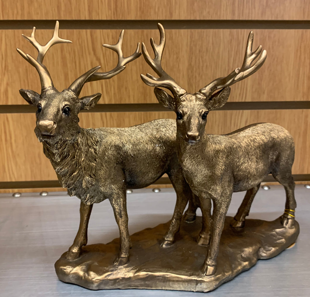 Bronzed Stag & Deer