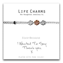 Load image into Gallery viewer, Life Charms *Thank You Bracelet
