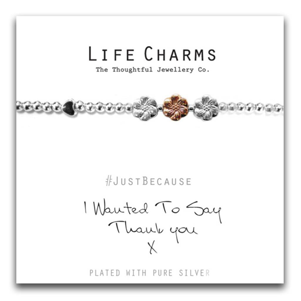 Life Charms *Thank You Bracelet