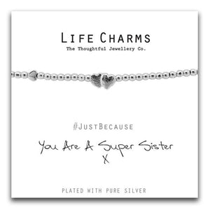 Life Charms *Super Sister Bracelet