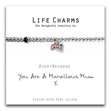 Load image into Gallery viewer, Life Charms *Marvellous Mum Hearts Bracelet
