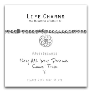 Life Charms *May All Your Dreams Come True Bracelet