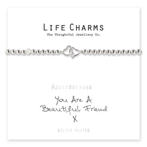 Life Charms You Are A Beautiful Friend Bracelet
