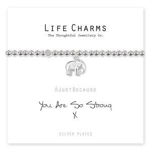 Life Charms You Are So Strong Bracelet