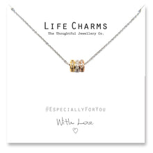 Load image into Gallery viewer, Life Charms EFY 3 Colour Gold CZ Pave Rings
