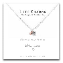 Load image into Gallery viewer, Life Charms Puffed Hearts Mix Necklace
